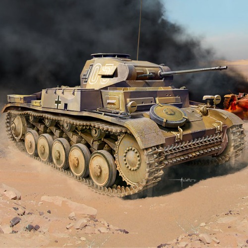 German Panzer II Ausf.F North Africa